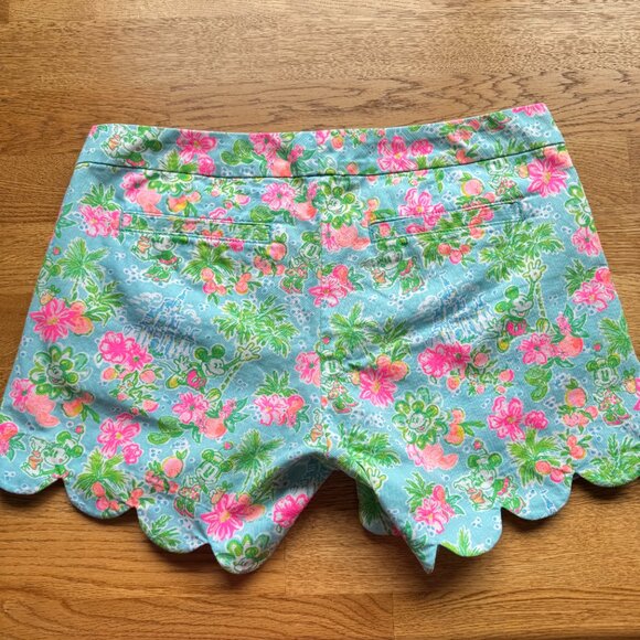 Lilly Pulitzer x Disney Parks Buttercup Shorts Lilly Loves Disney Size 2 - Picture 2 of 14